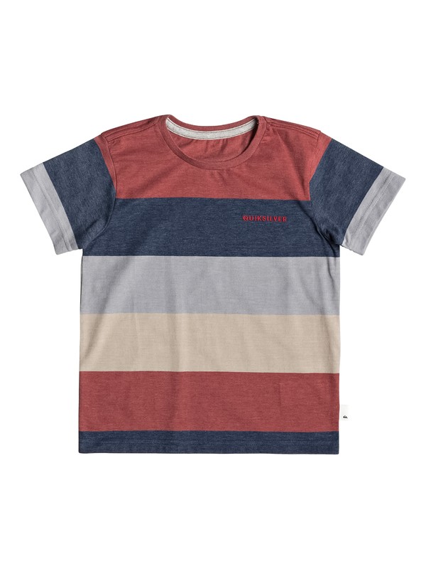 quiksilver, Boy's 2-7 Unsung Heros Tee, BRICK RED HTH UNSUNG HERO (rqn3) 0 Boy's 2-7 Unsung Heros Tee Red EQKKT03155 Quiksilver