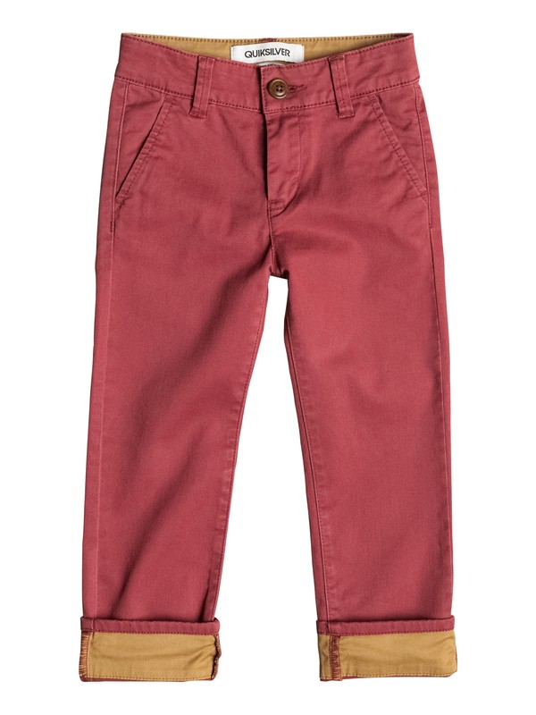 quiksilver, Krandy Straight Fit Block - Pantalon chino, ROSEWOOD (rra0) 0 Krandy Straight Fit Block - Pantalon chino EQKNP03024 Quiksilver