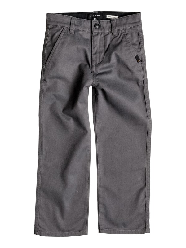 quiksilver, Niños 2-7 Chinos Everyday Union, CASTLEROCK (kpv0) 0 Niños 2-7 Chinos Everyday Union Negro EQKNP03033 Quiksilver