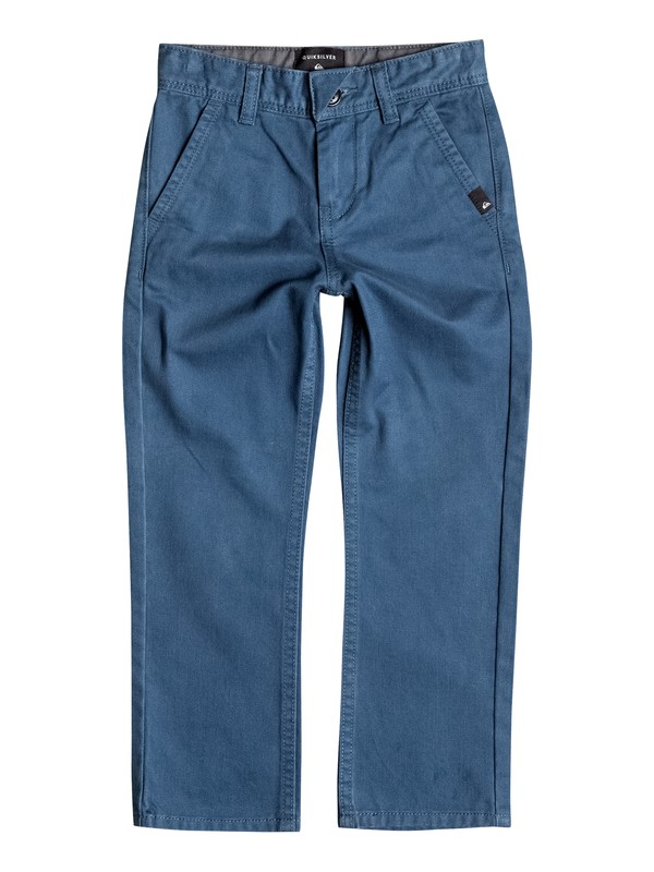quiksilver, Boy's 2-7 Everyday Chinos, DARK DENIM (brq0) 0 Boy's 2-7 Everyday Chinos EQKNP03034 Quiksilver