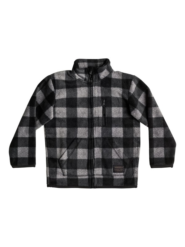 quiksilver, Boy's 2-7 Turbo Zip-Up Polar Fleece, TARMAC (kta0) 0 Boy's 2-7 Turbo Zip-Up Polar Fleece EQKPF03009 Quiksilver