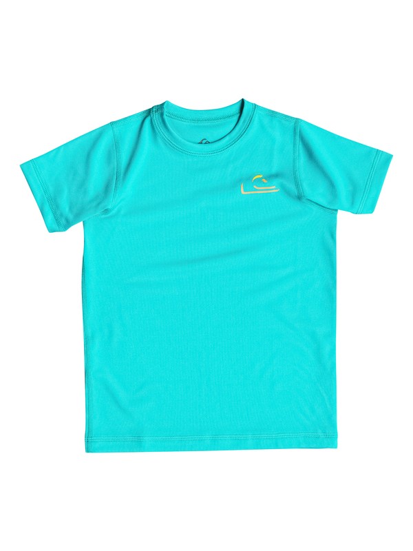 quiksilver, Boy's 2-7 New Wave Short Sleeve Rashguard, SCUBA BLUE (blj0) 0 Boy's 2-7 New Wave Short Sleeve Rashguard EQKWR03009 Quiksilver