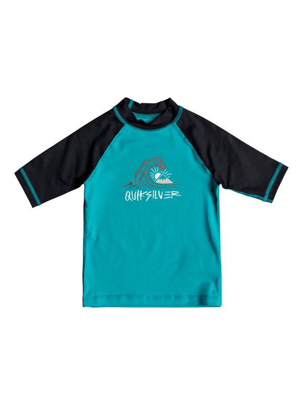 quiksilver, Niños 2-7 Rashguard FPS 50 Manga Corta Bubble Dream, TYPHOON (bny0) 0 Niños 2-7 Rashguard FPS 50 Manga Corta Bubble Dream Azul EQKWR03035 Quiksilver