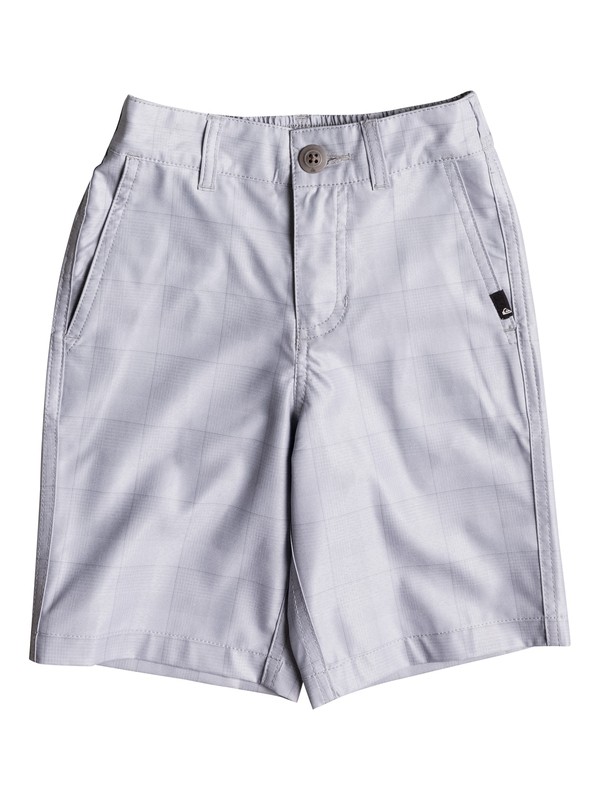quiksilver, UNION PLAID AMPHIBIAN BOY 14, SLEET (szp0) 0 UNION PLAID AMPHIBIAN BOY 14 EQKWS03110 Quiksilver