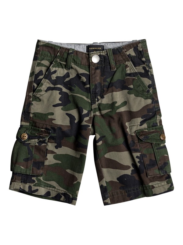 quiksilver, Boys 2-7 Crucial Battle - Cargo Shorts, CAMO PRINT CRUCIAL BATTLE (gpb6) 0 Boys 2-7 Crucial Battle - Cargo Shorts Green EQKWS03136 Quiksilver