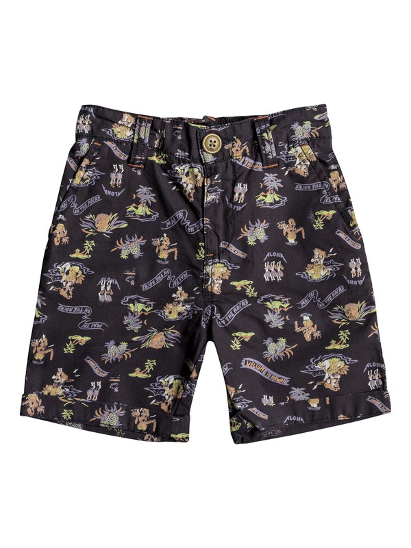 quiksilver, Шорты Donnie Parko, TARMAC (kta0) 0 Шорты Donnie Parko Черный EQKWS03138 Quiksilver