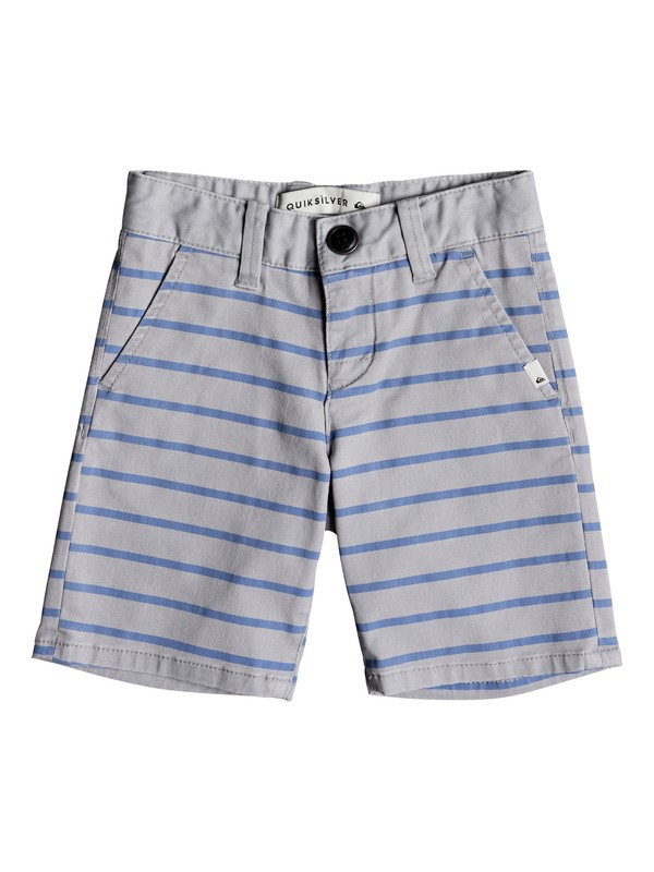 quiksilver, Waiku Plan Stripe - Shorts, SLEET (szp0) 0 Waiku Plan Stripe - Shorts Grey EQKWS03147 Quiksilver