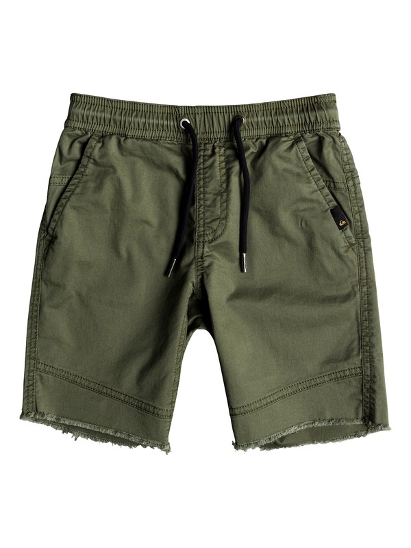 quiksilver, Boy's 2-7 Foxoy Straight Tapered Shorts, FOUR LEAF CLOVER (gph0) 0 Boy's 2-7 Foxoy Straight Tapered Shorts EQKWS03149 Quiksilver