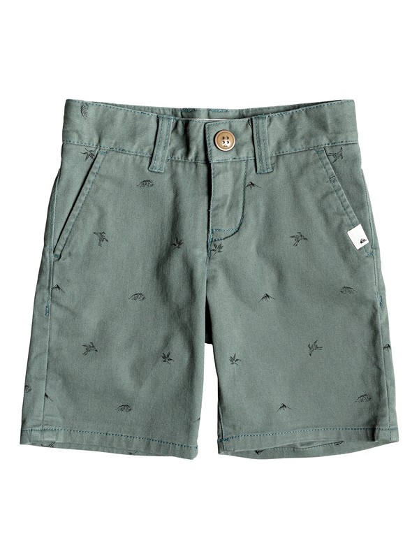 quiksilver, KRANDY SHORT FUJI AW BOY, DARK FOREST (bpg0) 0 KRANDY SHORT FUJI AW BOY Azul EQKWS03151 Quiksilver