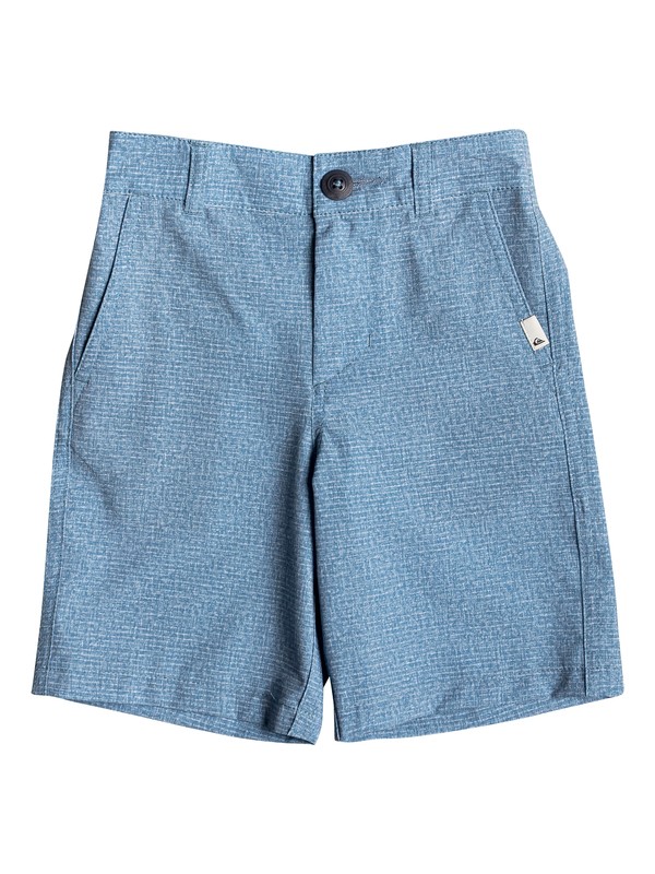 quiksilver, Boy's 2-7 Union Heather 14" Amphibian Boardshorts, STELLAR (bnt0) 0 Boy's 2-7 Union Heather 14" Amphibian Boardshorts Blue EQKWS03168 Quiksilver