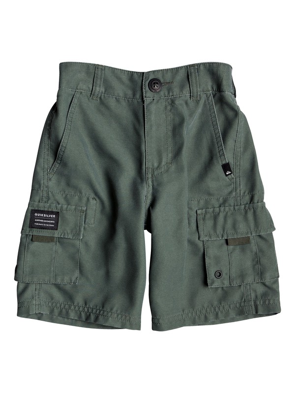 quiksilver, Boy's 2-7 Rogue Surfwash 14" Amphibian Boardshorts, THYME (cqy0) 0 Boy's 2-7 Rogue Surfwash 14" Amphibian Boardshorts Brown EQKWS03175 Quiksilver