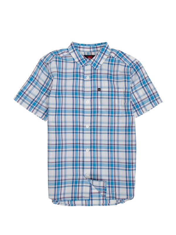 quiksilver, Boys 2-7 Engineer Pat Shirt, MEDITERRANEAN (bmm0) 0 Boys 2-7 Engineer Pat Shirt EQKWT00018 Quiksilver