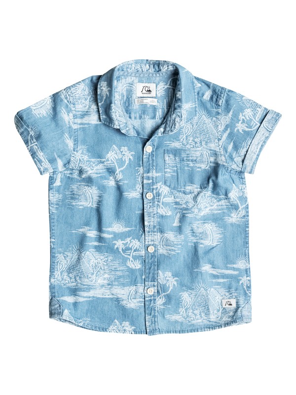 quiksilver, Pyramid Point - Chemise manches courtes, PYRAMID POINT FLINSTONE (sna8) 0 Pyramid Point - Chemise manches courtes EQKWT03047 Quiksilver