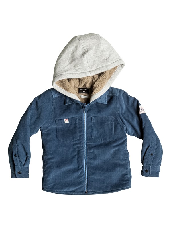 quiksilver, Fake Ethics - Veste chemise zippée, DARK DENIM (brq0) 0 Fake Ethics - Veste chemise zippée EQKWT03066 Quiksilver