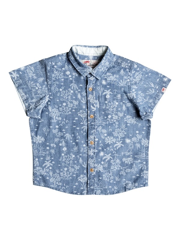 quiksilver, Bloom Field Diver - Chemise à manches courtes, INDIGO PYRAMID (bnd6) 0 Bloom Field Diver - Chemise à manches courtes EQKWT03105 Quiksilver