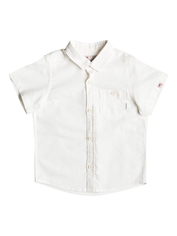 quiksilver, Time Box - Chemise à manches courtes, SNOW WHITE (wbk0) 0 Time Box - Chemise à manches courtes Blanc EQKWT03107 Quiksilver