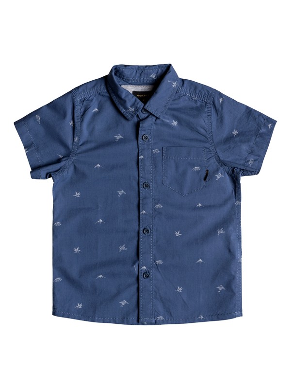 quiksilver, SS FUJI MINI MOTIF BOY, BIJOU BLUE FUJI MINI MO (bng6) 0 SS FUJI MINI MOTIF BOY Azul EQKWT03145 Quiksilver
