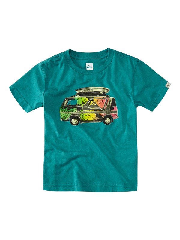 quiksilver, Ss Qs Tee Boy F23, BAYOU (bqj0) 0 Ss Qs Tee Boy F23 EQKZT03011 Quiksilver