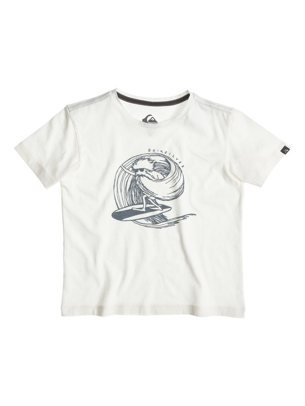 quiksilver, Organic Tee Boy B9, SNOW WHITE (wbk0) 0 Organic Tee Boy B9 EQKZT03018 Quiksilver
