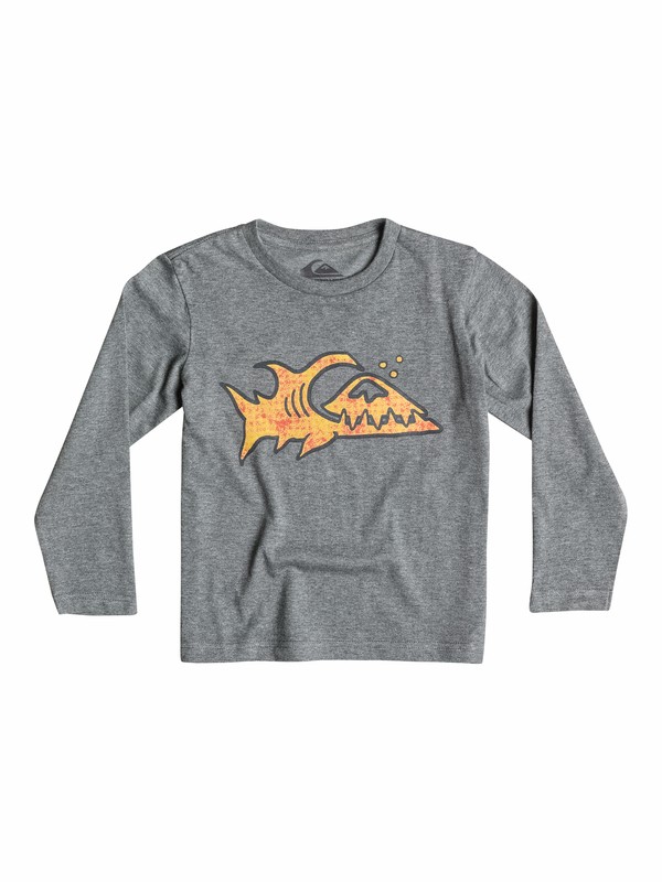 Classic Fin Logo EQKZT03032 0 Classic Fin Logo - T-shirt manches longues EQKZT03032 Quiksilver