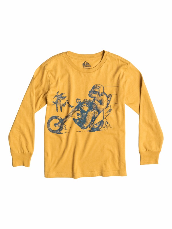 Organic Bear Chopper EQKZT03035 0 Organic Bear Chopper - T-shirt manches longues EQKZT03035 Quiksilver