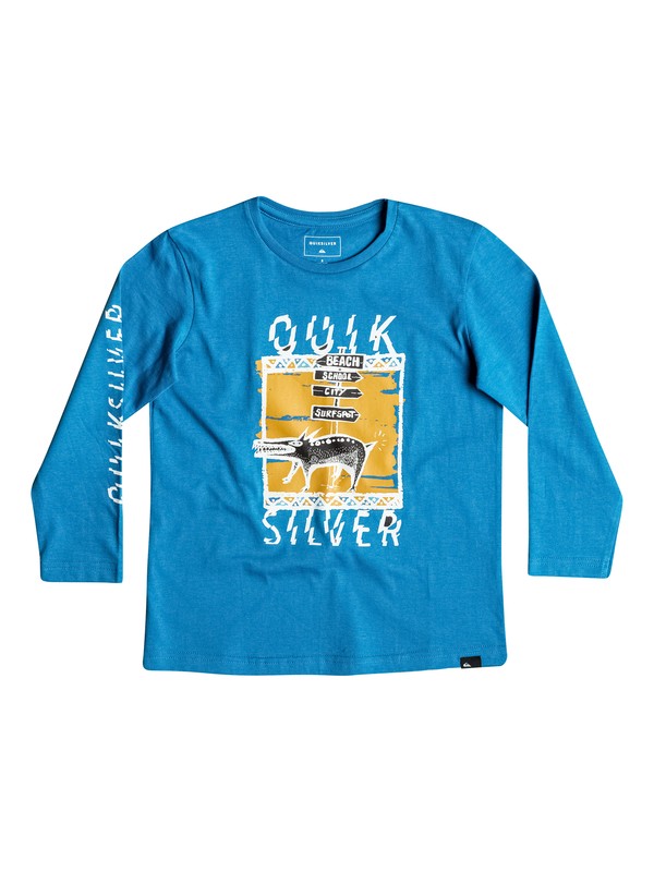 quiksilver, Classic Never Lost - Tee-Shirt à manches longues, VALLARTA BLUE (byh0) 0 Classic Never Lost - Tee-Shirt à manches longues EQKZT03085 Quiksilver