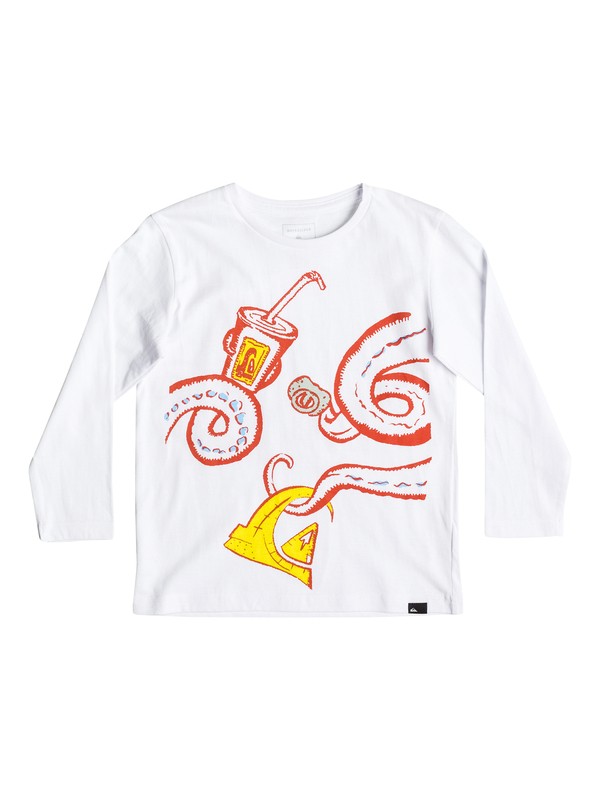 quiksilver, Classic Chipirones - Longsleeve, WHITE (wbb0) 0 Classic Chipirones - Longsleeve Weiss EQKZT03086 Quiksilver