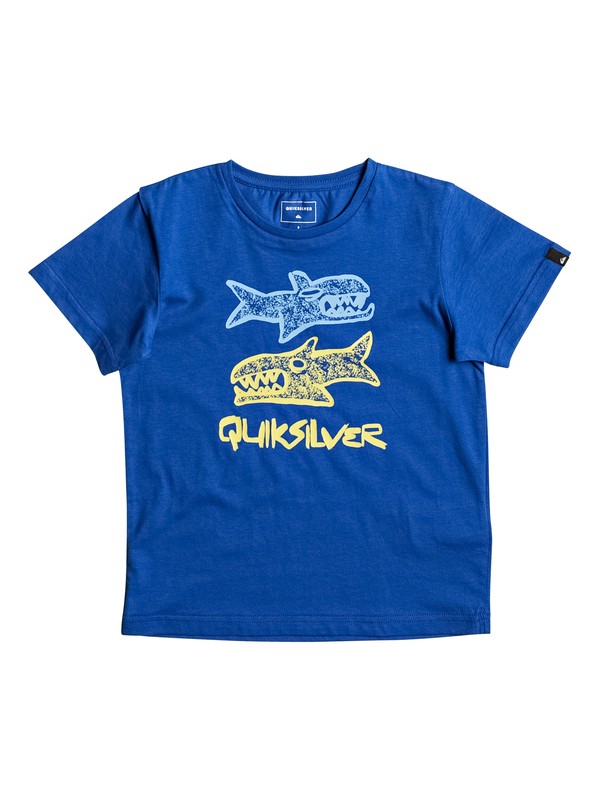 quiksilver, Classic Double Fish - Tee-Shirt pour Garçon 2-7 ans, TURKISH SEA (bqs0) 0 Classic Double Fish - Tee-Shirt pour Garçon 2-7 ans EQKZT03124 Quiksilver