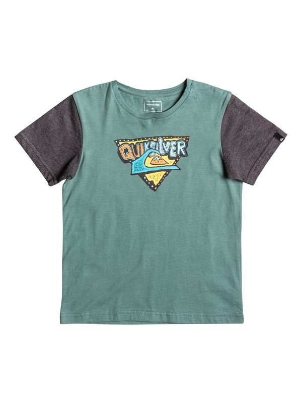 quiksilver, Classic Super - Tee-Shirt, SILVER PINE (gpa0) 0 Classic Super - Tee-Shirt EQKZT03125 Quiksilver