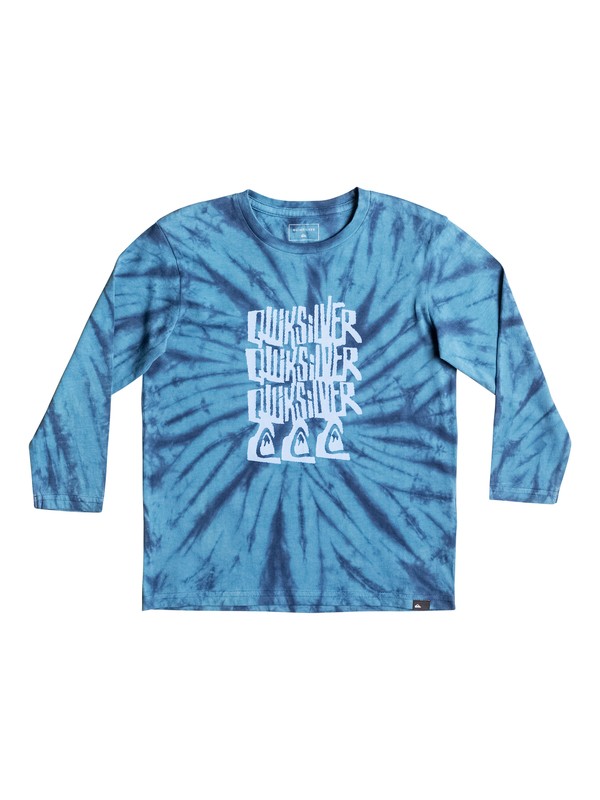 quiksilver, Tri Band - T-Shirt à manches longues pour Garçon 2-7 ans, DARK DENIM (brq0) 0 Tri Band - T-Shirt à manches longues pour Garçon 2-7 ans Bleu EQKZT03128 Quiksilver