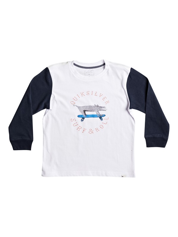 quiksilver, Carbon Pro Magnet - T-Shirt à manches longues ultra-doux pour Garçon 2-7 ans, WHITE (wbb0) 0 Carbon Pro Magnet - T-Shirt à manches longues ultra-doux pour Garçon 2-7 ans EQKZT03130 Quiksilver