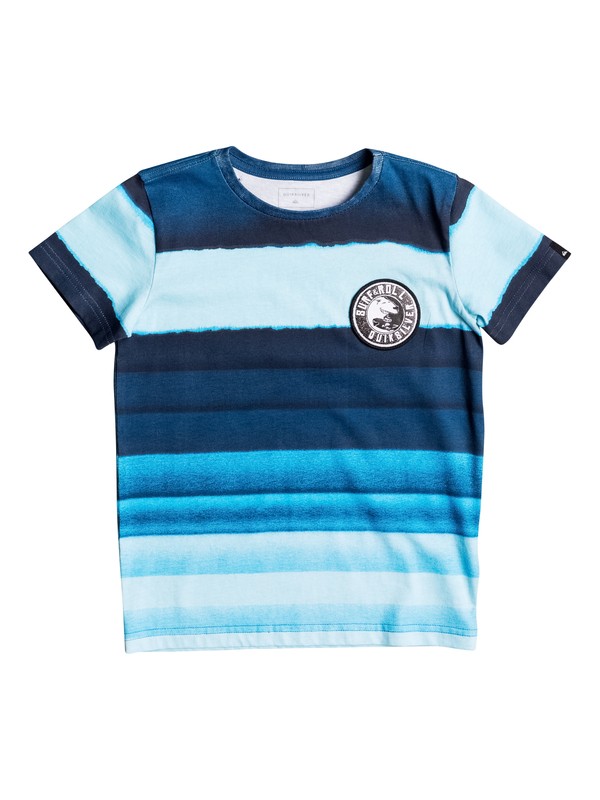 quiksilver, Resine Stripe - Tee-Shirt pour Garçon 2-7 ans, DARK DENIM (brq0) 0 Resine Stripe - Tee-Shirt pour Garçon 2-7 ans EQKZT03145 Quiksilver