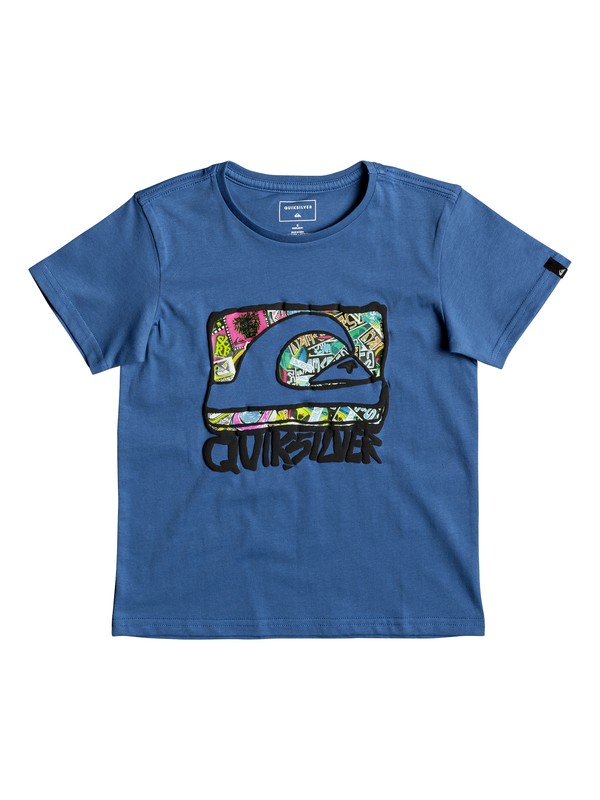 quiksilver, Classic Wemi - T Shirt col rond, BRIGHT COBALT (bpc0) 0 Classic Wemi - T Shirt col rond Bleu EQKZT03188 Quiksilver
