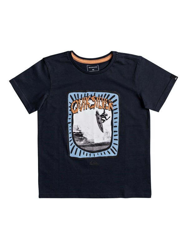 quiksilver, Classic Hulu Pena - T-Shirt for Boys 2-7, NAVY BLAZER (byj0) 0 Classic Hulu Pena - T-Shirt for Boys 2-7 Blue EQKZT03193 Quiksilver