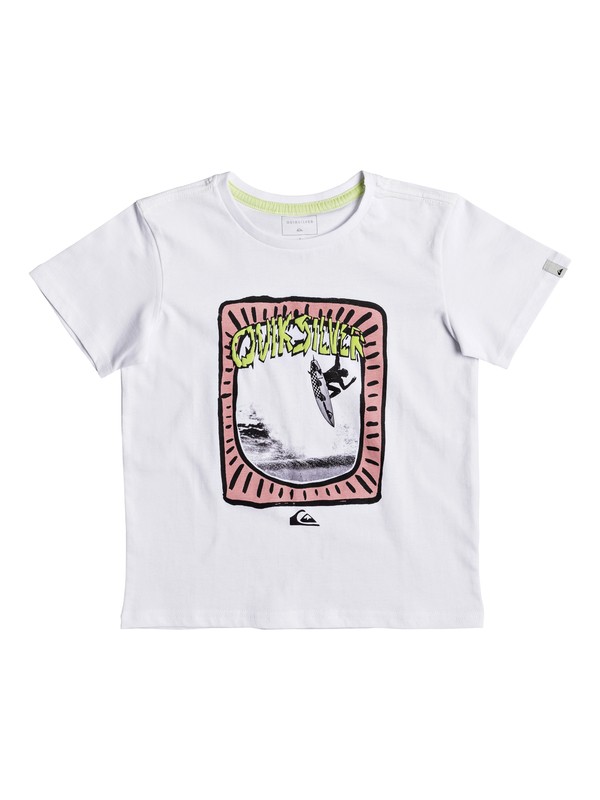 quiksilver, Classic Hulu Pena - T-Shirt, WHITE (wbb0) 0 Classic Hulu Pena - T-Shirt White EQKZT03193 Quiksilver
