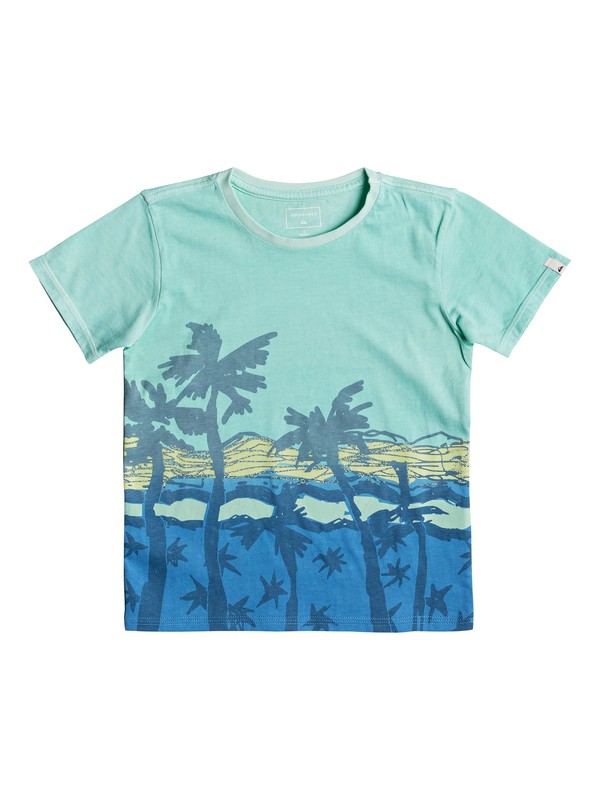 quiksilver, Oihana - T Shirt col rond pour Garçon 2-7 ans, EGGSHELL BLUE (bfd0) 0 Oihana - T Shirt col rond pour Garçon 2-7 ans EQKZT03209 Quiksilver