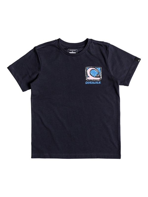 quiksilver, Boys 2 - 7 Anti UV Dens Way Tee, BLUE NIGHTS (bst0) 0 Boys 2 - 7 Anti UV Dens Way Tee EQKZT03210 Quiksilver
