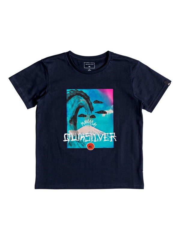 quiksilver, Super Fuji - T-Shirt, NAVY BLAZER (byj0) 0 Super Fuji - T-Shirt Blue EQKZT03216 Quiksilver