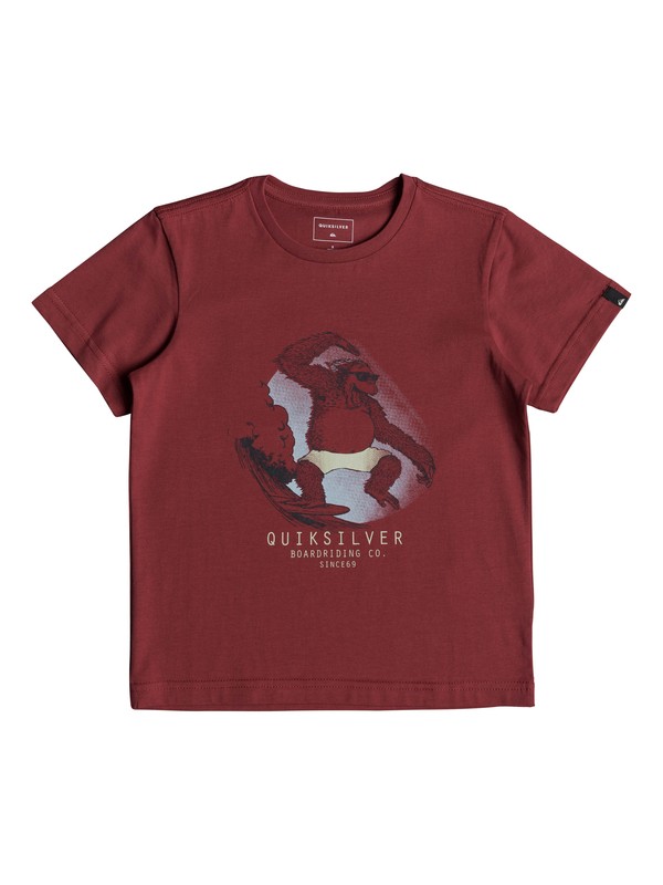 quiksilver, Freestyle - T-Shirt for Boys 2-7, GARNET (rqk0) 0 Freestyle - T-Shirt for Boys 2-7 Red EQKZT03220 Quiksilver