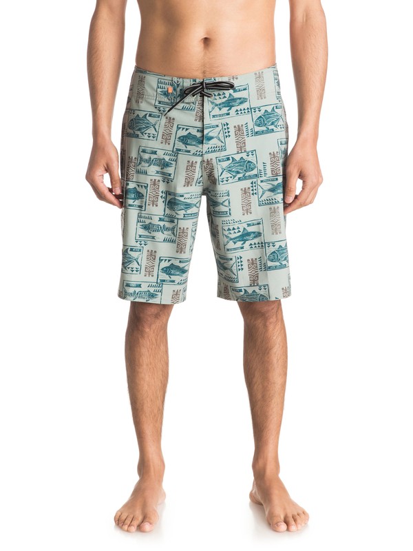 quiksilver, Waterman Fish Comp 20" Boardshorts, SHADOW (gjk0) 0 Waterman Fish Comp 20" Boardshorts EQMBS03004 Quiksilver