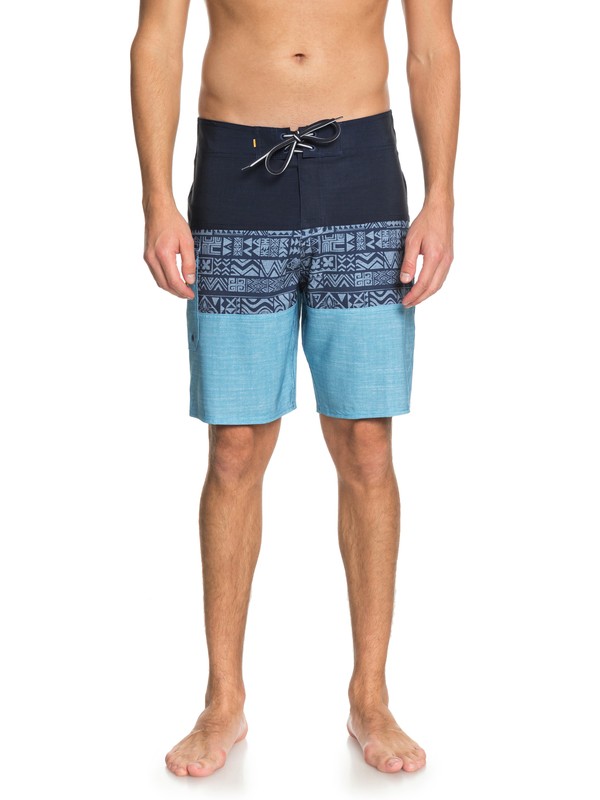 quiksilver, FAIRWAY TRIBLOCK BOARDSHORT, DARK DENIM (brq0) 0 FAIRWAY TRIBLOCK BOARDSHORT Azul EQMBS03031 Quiksilver