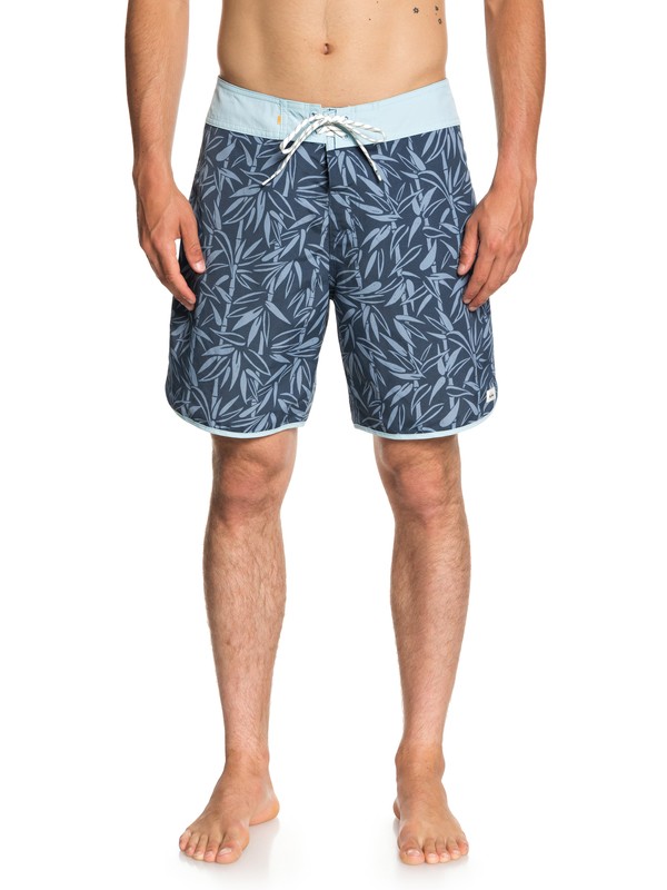 quiksilver, Waterman Mana Scallop 19" - Board Shorts for Men, ORION BLUE (brg6) 0 Waterman Mana Scallop 19" - Board Shorts for Men Blue EQMBS03043 Quiksilver