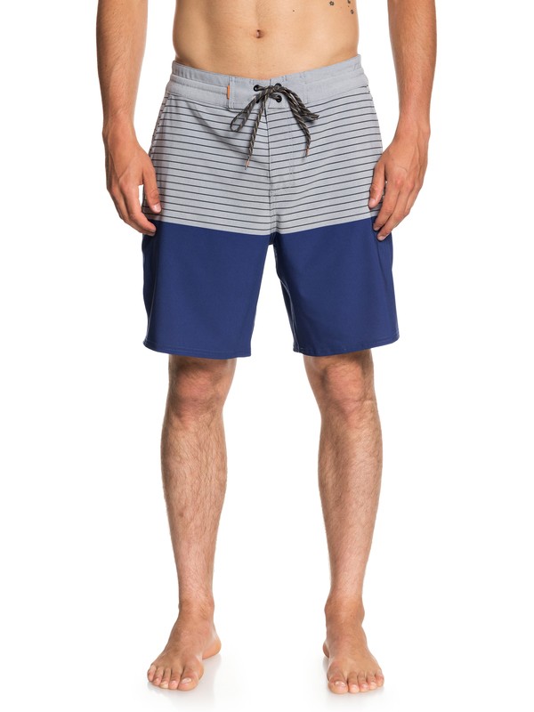 quiksilver, Waterman Liberty Stripe 19" Beach Shorts, MONACO BLUE (byc6) 0 Waterman Liberty Stripe 19" Beach Shorts Blue EQMBS03044 Quiksilver