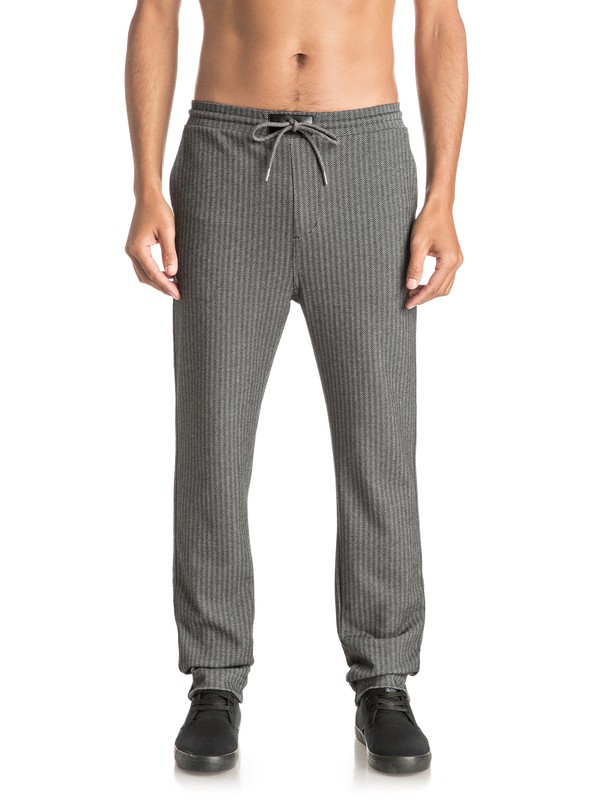 quiksilver, Waterman Lambert Sweeps - Pantalon de jogging en sergé, DARK GREY HEATHER (ktfh) 0 Waterman Lambert Sweeps - Pantalon de jogging en sergé EQMFB03000 Quiksilver