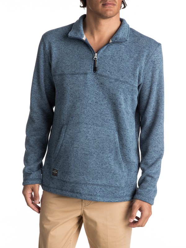 quiksilver, Waterman Mormont - Sweatshirt à zip 3/4 pour Homme, PROVENCIAL (blm0) 0 Waterman Mormont - Sweatshirt à zip 3/4 pour Homme EQMFT03003 Quiksilver