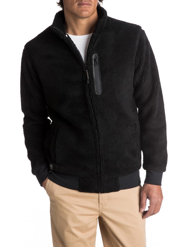 quiksilver, Waterman Fireside Friend - Veste en polaire zippée pour Homme, BLACK (kvj0) 0 Waterman Fireside Friend - Veste en polaire zippée pour Homme EQMFT03006 Quiksilver