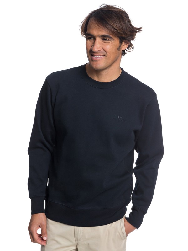 quiksilver, Waterman Dead Break Sweatshirt, BLACK (kvj0) 0 Waterman Dead Break Sweatshirt Black EQMFT03025 Quiksilver