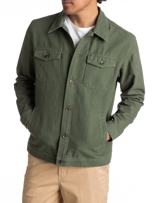 Waterman Tradie - Button-Up Coat for Men EQMJK03003 0 Waterman Tradie Button-Up Coat EQMJK03003 Quiksilver