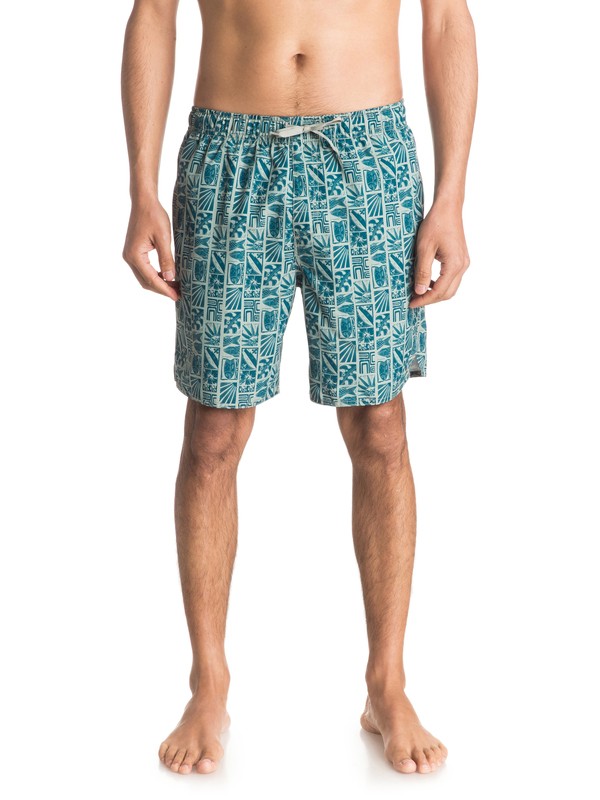 quiksilver, Waterman Longwalks 19" Volley Boardshorts, SHADOW (gjk0) 0 Waterman Longwalks 19" Volley Boardshorts EQMJV03001 Quiksilver
