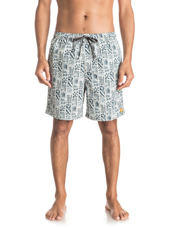 quiksilver, Waterman Longwalks 19" - Short de bain, GLACIER (sey0) 0 Waterman Longwalks 19" - Short de bain Gris EQMJV03001 Quiksilver